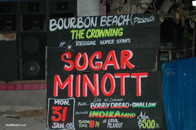 Live in Concert - Sugar Minott - Bobby Dread - Swallow - backed by the Indika Band - Boubon Beach Restaurant, Beach Bar & Oceanfront Accommodations - Negril Travel Guide, Negril Jamaica WI - http://www.negriltravelguide.com - info@negriltravelguide.com...!