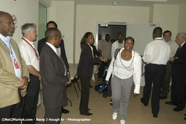 Delta Air Lines Inaugural Flight From New York's JFK Airport to Sangster International Airport, Montego Bay, Jamaica - June 9, 2007 - Sangster International Airport - Montego Bay, St James, Jamaica W.I. - MBJ Limited - Transforming Sangster International Airport into a world class facility - Photographs by Net2Market.com - Negril Travel Guide, Negril Jamaica WI - http://www.negriltravelguide.com - info@negriltravelguide.com...!