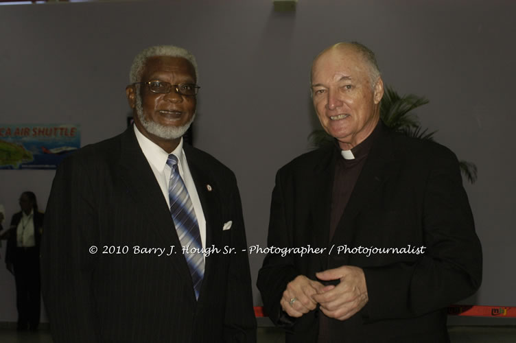 Jamaica Air Shuttle Launch @ MBJ Airports Limited, Wednesday, January 20, 2010, Sangster International Airport, Montego Bay, St. James, Jamaica W.I. - Photographs by Net2Market.com - Barry J. Hough Sr, Photographer/Photojournalist - The Negril Travel Guide - Negril's and Jamaica's Number One Concert Photography Web Site with over 40,000 Jamaican Concert photographs Published -  Negril Travel Guide, Negril Jamaica WI - http://www.negriltravelguide.com - info@negriltravelguide.com...!