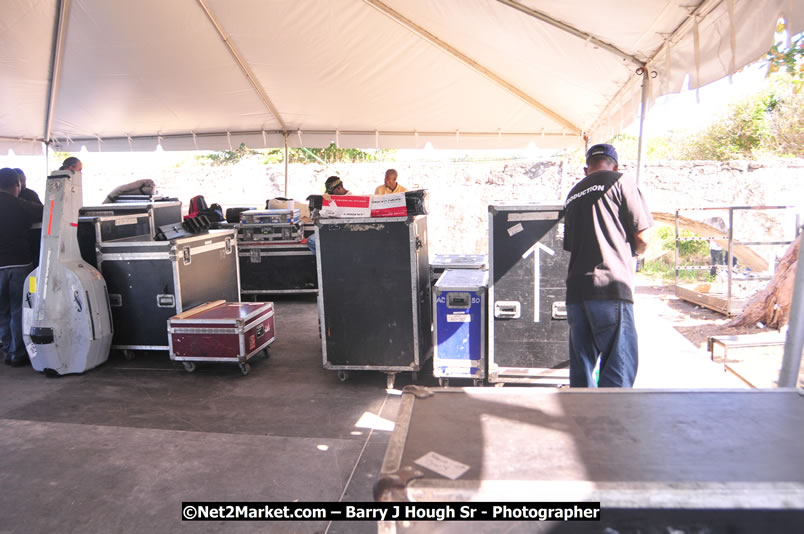 Preparations Continue [One Day To Go] at the Venue & Office - Jamaica Jazz and Blues Festival 2009 - Presented by Air Jamaica - Thursday, January 15, 2009 - Venue at the Aqueduct on Rose Hall Resort &amp; Country Club, Montego Bay, Jamaica - Thursday, January 22 - Saturday, January 24, 2009 - Photographs by Net2Market.com - Barry J. Hough Sr, Photographer/Photojournalist - Negril Travel Guide, Negril Jamaica WI - http://www.negriltravelguide.com - info@negriltravelguide.com...!