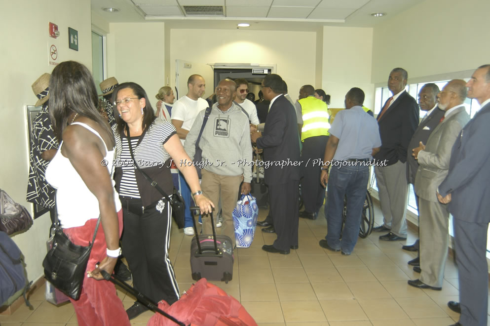  British Airways Inaugurates New Scheduled Service from London Gatwick Airport to Sangster International Airport, Montego Bay, Jamaica, Thursday, October 29, 2009 - Photographs by Barry J. Hough Sr. Photojournalist/Photograper - Photographs taken with a Nikon D70, D100, or D300 - Negril Travel Guide, Negril Jamaica WI - http://www.negriltravelguide.com - info@negriltravelguide.com...!