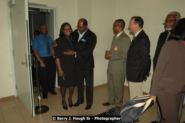 JetBue Airways' Inaugural Air Service between Sangster International Airport, Montego Bay and John F. Kennedy Airport, New York at MBJ Airports Sangster International Airport, Montego Bay, St. James, Jamaica - Thursday, May 21, 2009 - Photographs by Net2Market.com - Barry J. Hough Sr, Photographer/Photojournalist - Negril Travel Guide, Negril Jamaica WI - http://www.negriltravelguide.com - info@negriltravelguide.com...!