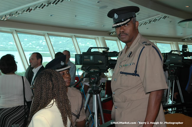 MS Freedom Of The Seas [Royal Caribbean International's - Newest Vessel] Plaques &amp; Keys Ceremony in order to commemorate its first arrival at the Port Montego Bay Photos - Negril Travel Guide, Negril Jamaica WI - http://www.negriltravelguide.com - info@negriltravelguide.com...!