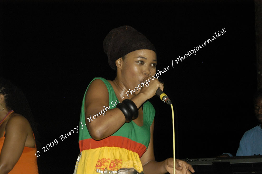  Queen Ifrica "Live in Concert" Negril Escape Resort & Spa, Openning Acts: Edge Michael, and Fyakin, One Love Reggae Summer Series, West End, Negril, Westmoreland, Jamaica W.I. - Tuesday, August 4, 2009 - Photographs by Barry J. Hough Sr. Photojournalist/Photograper - Photographs taken with a Nikon D70, D100, or D300 - Negril Travel Guide, Negril Jamaica WI - http://www.negriltravelguide.com - info@negriltravelguide.com...!