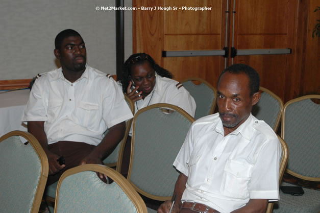 Red Cap Porters Awards - Minister of Tourism, Hon. Edmund Bartlett - Director of Tourism, Basil Smith - Friday, December 14, 2007 - Holiday Inn Sunspree, Montego Bay, Jamaica W.I. - Photographs by Net2Market.com - Barry J. Hough Sr, Photographer - Negril Travel Guide, Negril Jamaica WI - http://www.negriltravelguide.com - info@negriltravelguide.com...!