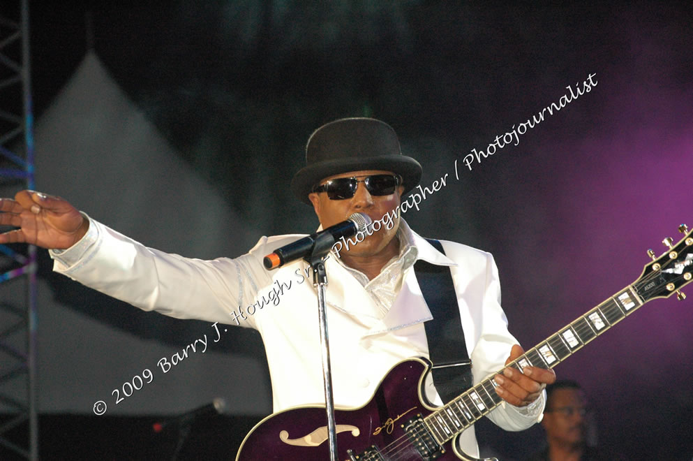 Tito Jackson @ Reggae Sumfest 2009 - International Night 2 - Tito Jackson, brother of the late King of Pop Michael Jackson performed live at Reggae Sumfest 2009. Reggae Sumfest 2009,Catherine Hall, Montego Bay, St. James, Jamaica W.I. - Saturday, July 25, 2009 - Reggae Sumfest 2009, July 19 - 25, 2009 - Photographs by Net2Market.com - Barry J. Hough Sr. Photojournalist/Photograper - Photographs taken with a Nikon D70, D100, or D300 - Negril Travel Guide, Negril Jamaica WI - http://www.negriltravelguide.com - info@negriltravelguide.com...!