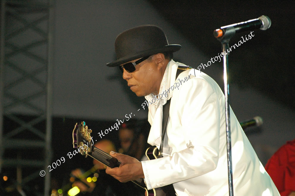 Tito Jackson @ Reggae Sumfest 2009 - International Night 2 - Tito Jackson, brother of the late King of Pop Michael Jackson performed live at Reggae Sumfest 2009. Reggae Sumfest 2009,Catherine Hall, Montego Bay, St. James, Jamaica W.I. - Saturday, July 25, 2009 - Reggae Sumfest 2009, July 19 - 25, 2009 - Photographs by Net2Market.com - Barry J. Hough Sr. Photojournalist/Photograper - Photographs taken with a Nikon D70, D100, or D300 - Negril Travel Guide, Negril Jamaica WI - http://www.negriltravelguide.com - info@negriltravelguide.com...!