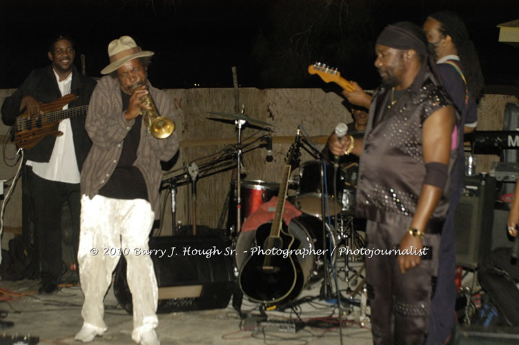 Toots and the Maytals - Grammy Award Winner @ Negril Fest - Presented by Money Cologne Promotions - Special Guest Star Jamaica Michael Jackson, Stama, Adeebe - Backed by Hurricane Band, MC Rev. BB on January 6, 2010 @ Roots Bamboo, Norman Manley Boulevard, Negril, Westmoreland, Jamaica W.I. - Photographs by Net2Market.com - Barry J. Hough Sr, Photographer/Photojournalist - The Negril Travel Guide - Negril's and Jamaica's Number One Concert Photography Web Site with over 40,000 Jamaican Concert photographs Published -  Negril Travel Guide, Negril Jamaica WI - http://www.negriltravelguide.com - info@negriltravelguide.com...!