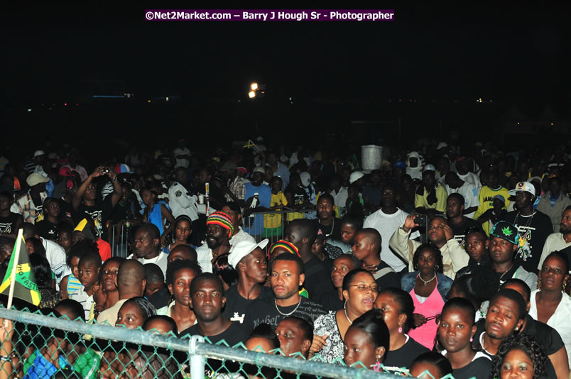 Usain Bolt of Jamaica - The Fastest Man In The World  - Usain Bolt Homecoming Celebrations Concert at the William Knibb High School Play Field, Trelawny - Ice, Ding Dong, Ravers Clavers, D'Angel, Voicemail, RDX and Dancers, Wayne Marshall, Tammi Chynn, Bugle, Nero, Tanya Stephens, Richie Spice, Kip Rich,and Shaggy - Photographs by Net2Market.com - Barry J. Hough Sr. Photojournalist/Photograper - Photographs taken with a Nikon D300 - Negril Travel Guide, Negril Jamaica WI - http://www.negriltravelguide.com - info@negriltravelguide.com...!