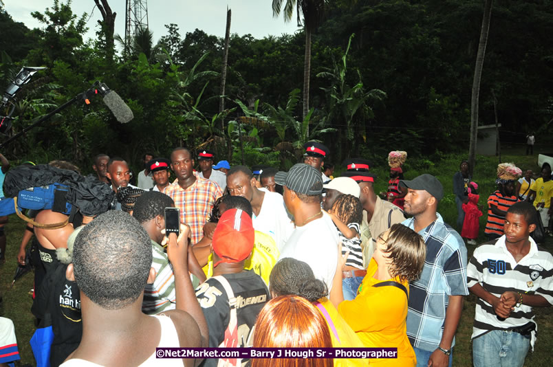 Usain Bolt of Jamaica - The Fastest Man In The World  - Usain Bolt Homecoming Celebrations - Press Conference at the Grand Bahia Principe &amp; Sherwood Content - Waldensia Primary School - Photographs by Net2Market.com - Barry J. Hough Sr. Photojournalist/Photograper - Photographs taken with a Nikon D300 - Negril Travel Guide, Negril Jamaica WI - http://www.negriltravelguide.com - info@negriltravelguide.com...!